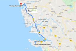 How to Reach Mauryya Regency Goa How to Reach Mauryya Regency Goa